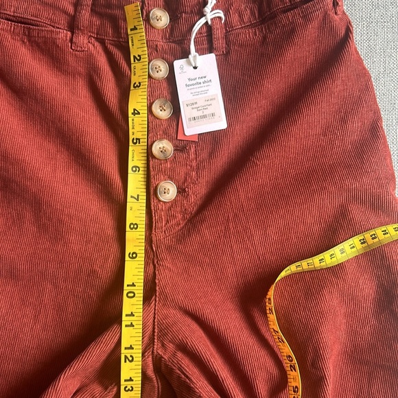 Marine Layer Bridget Cord Barn Red Pants - Picture 13 of 15